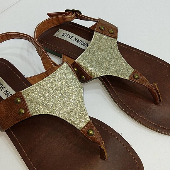 Steve Madden Pami Leather Thong Sandals - Picture 3 of 9